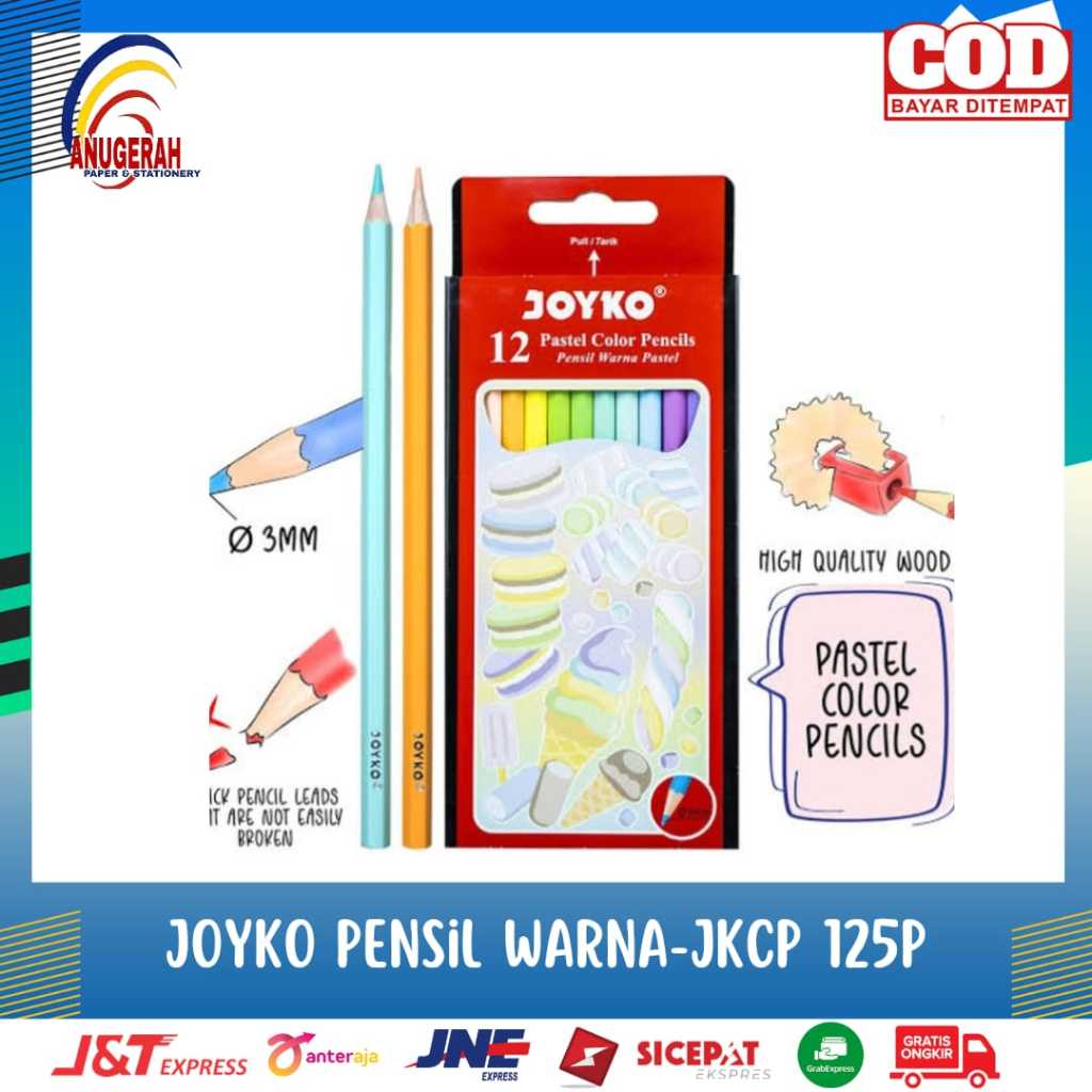 

PENSIL WARNA JOYKO CP-125P (PCS)