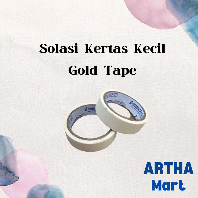 

GOLD TAPE - Solasi Kertas 3/4 inch - Roll