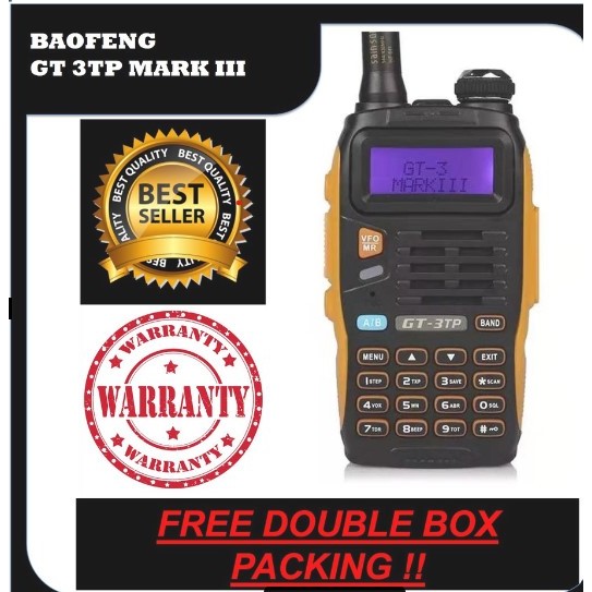 HT GT 3 TP Mark III Dual Band - Toko HT GT3TP Mark 3 VHF UHF - GT-3TP mark iii