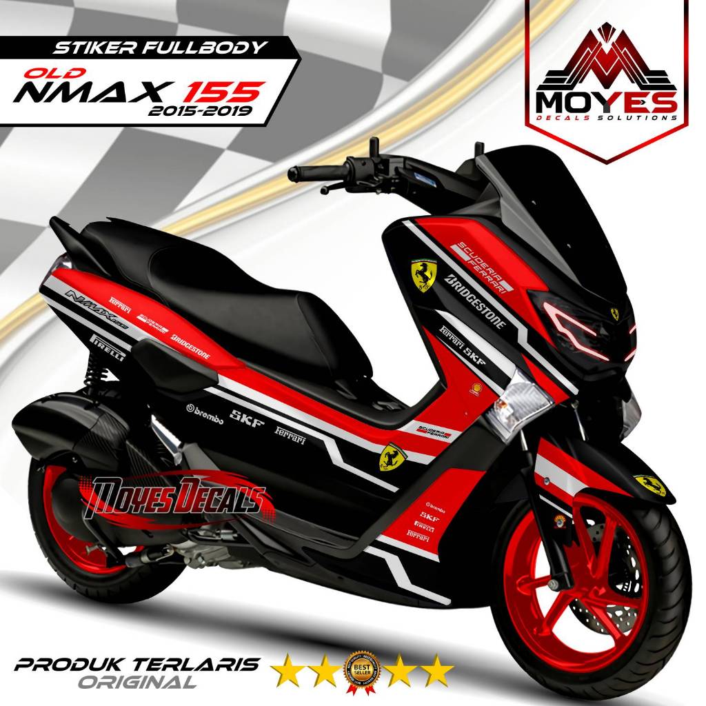 TERBARU Decal Nmax 155 old Fullbody Dekal Stiker Nmax old 155 Fullbody