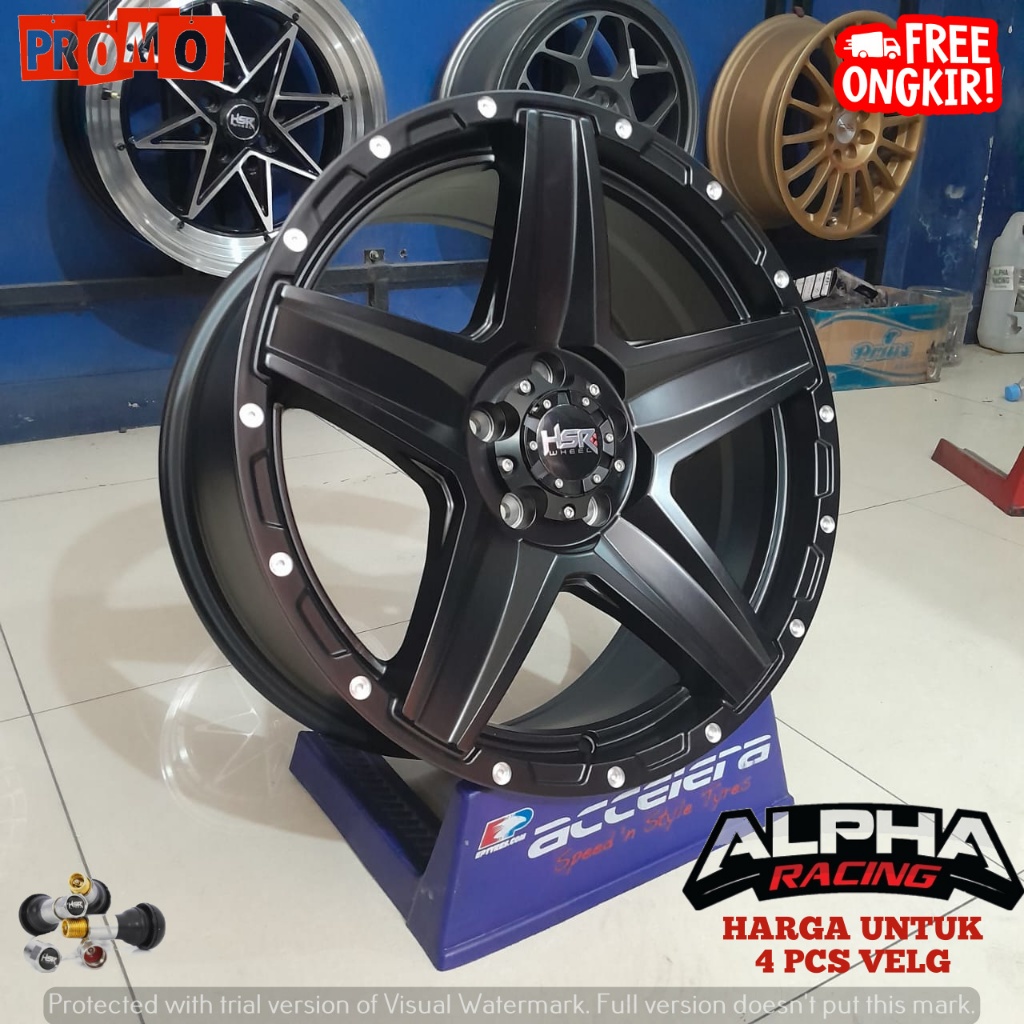 Velg Mobil Ring 18 Hsr Landmark Untuk Inova Zenix Rush Terios Outlander Juke Xtrail Hrv Crv Dll