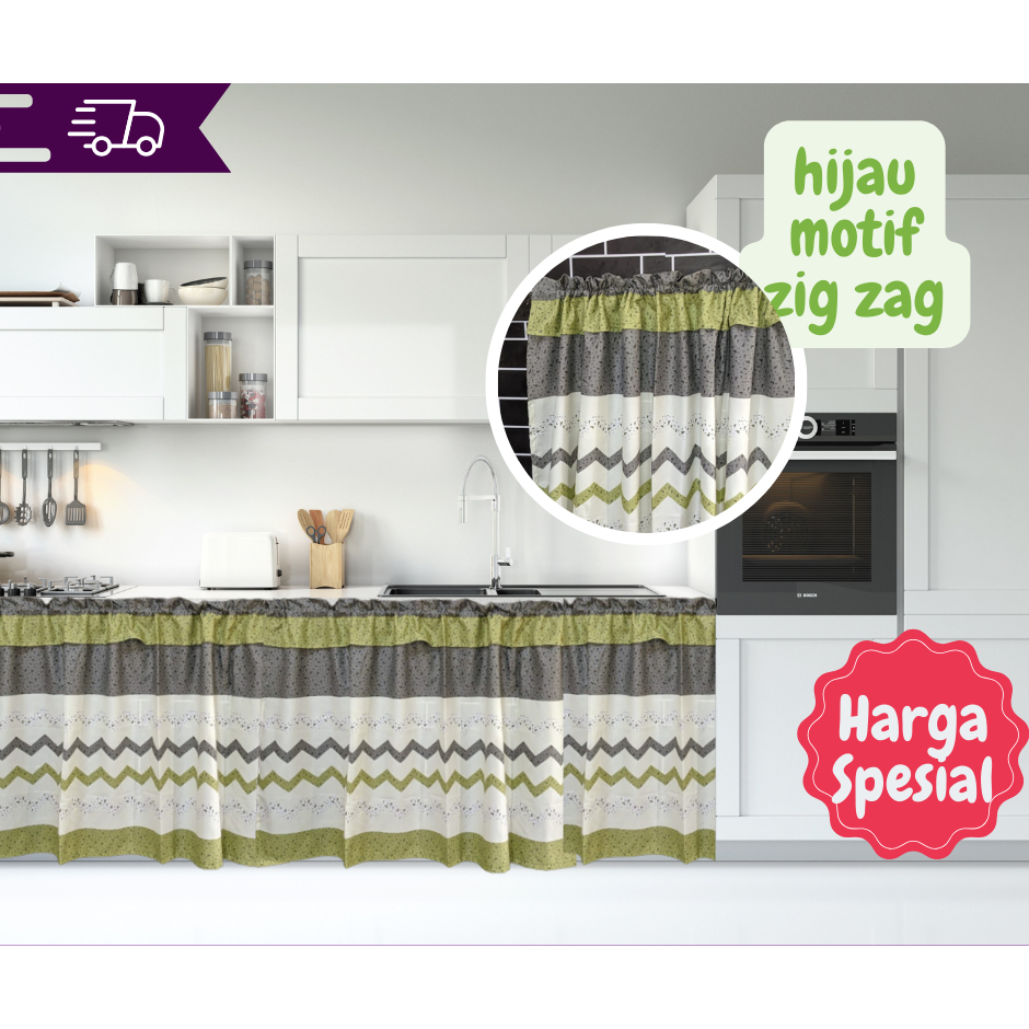 SET GORDEN KOLONG DAPUR LENGKAP SAMA KAWAT GANTUNGAN