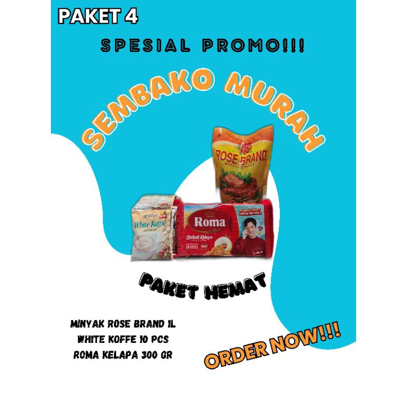 

Paket 4 - PAKET SEMBAKO MURAH