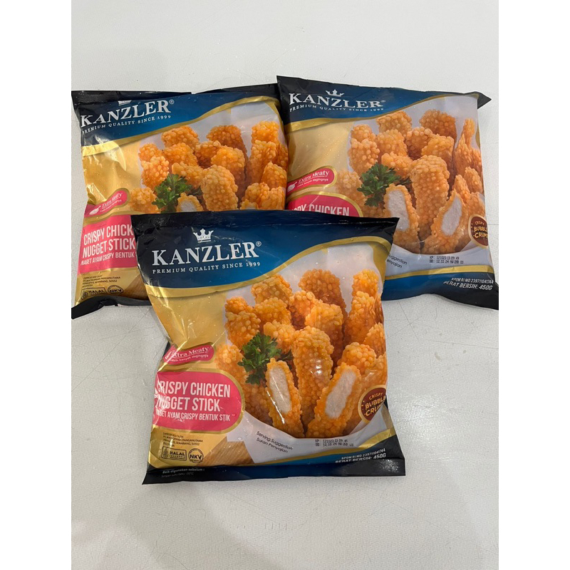 

Kanzler Crispy Chicken Stick 450 Gr | Naget Ayam Bentuk Stik | Frozen Food Murah