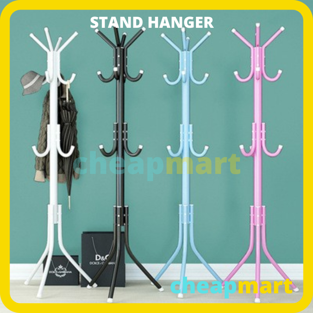 Stand Hanger Gantungan Baju, Jaket Berdiri Besi Kuat