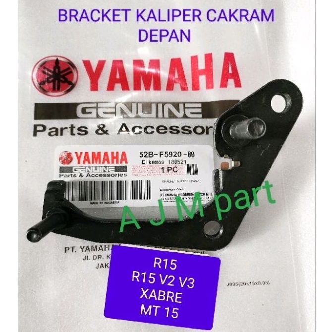 BACKET KALIPER REM CAKRAM DEPAN YAMAHA R15 MT 15 R15 V2 V3 XABRE