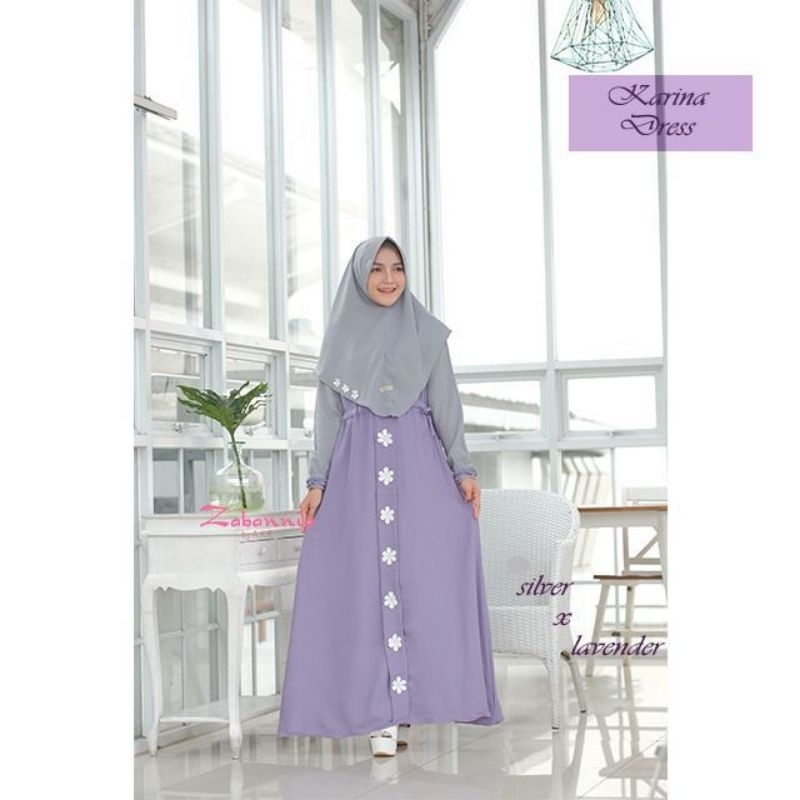 Karina Dress - brand Zabania - Dress Kekinian - Dress Terbaru