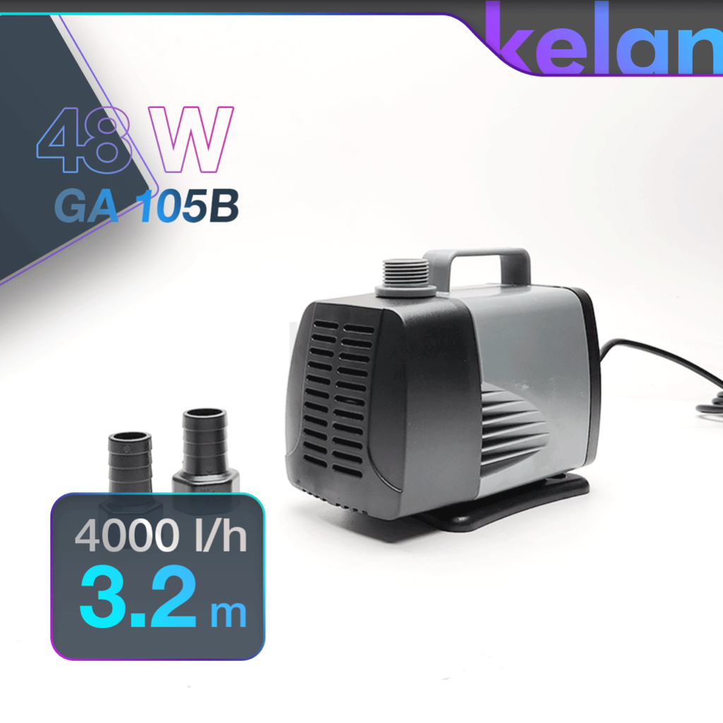 Pompa Aquarium Celup Kolam Koi GINGA GA 105B 4000 L/H