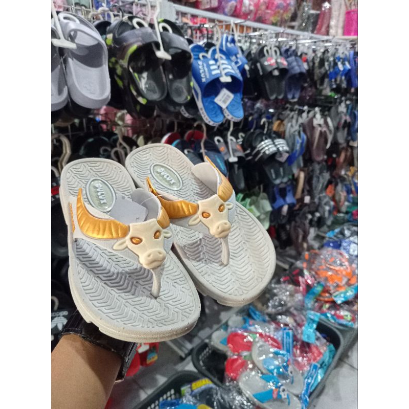 New Dulux CQ-051C Sandal Jepit Banteng Keren Casual Anak Laki