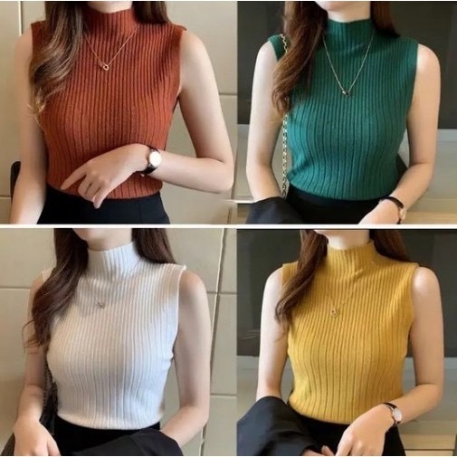CLARESTA KNIT BAHAN RIB RAJUT KEKINIAN AESTETIK