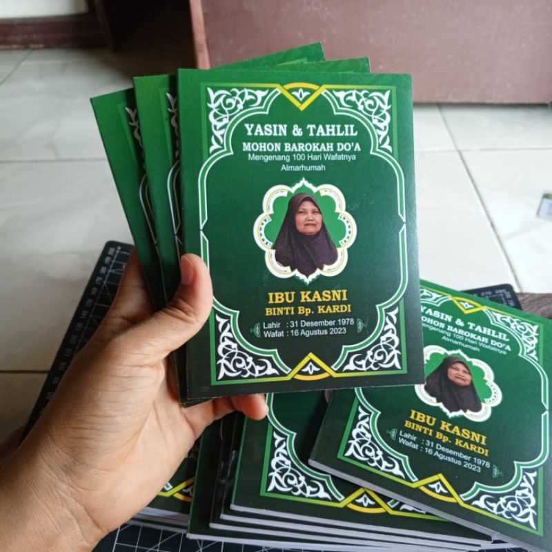 yasin 96 halaman/yasin dan tahlil/yasin custom/yasin terjemah/yasin dengan foto/yasin murah