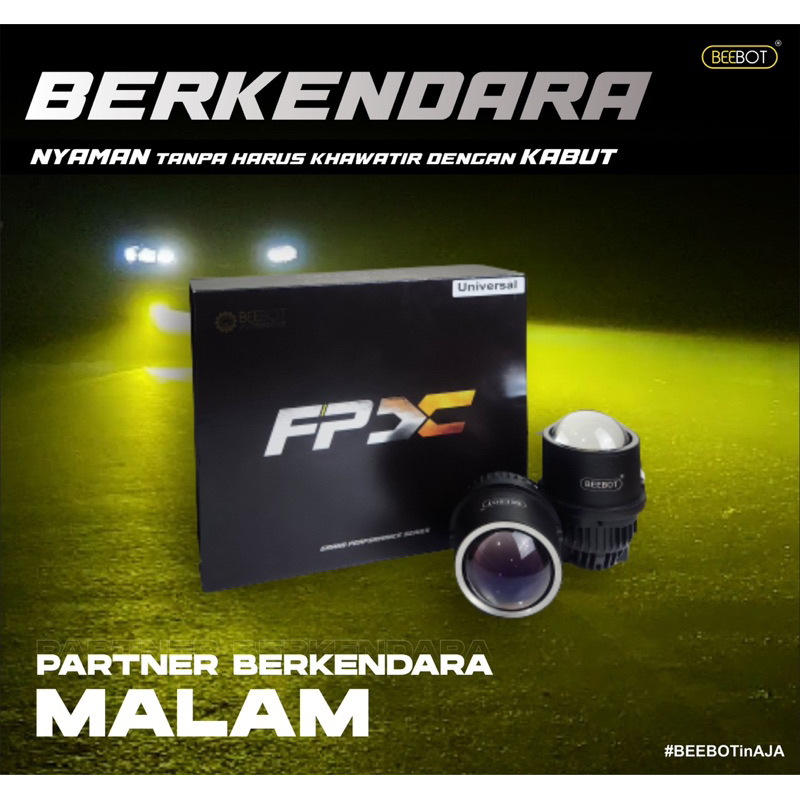 Foglamp Biled Beebot FPX 3 Warna Tseudo Laser
