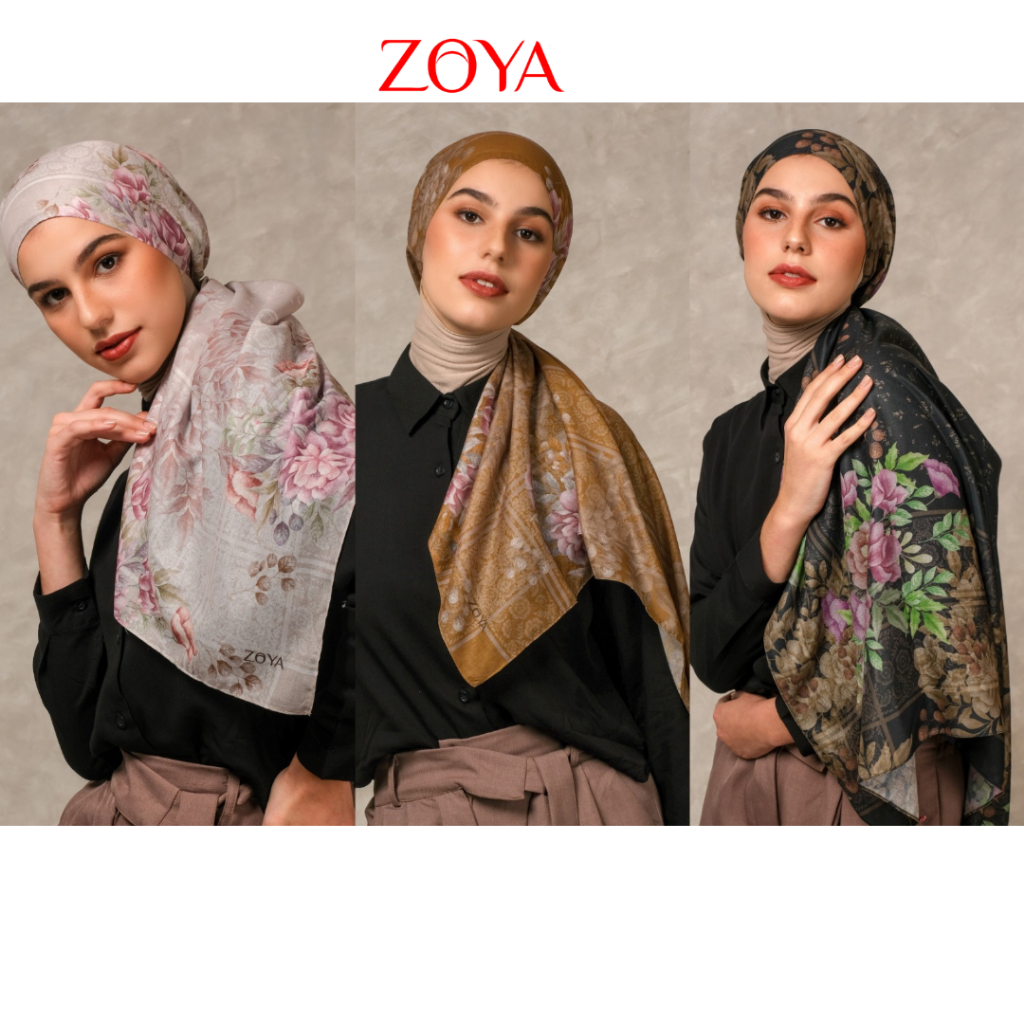 Hijab Segi Empat ZOYA Cemile Scarf
