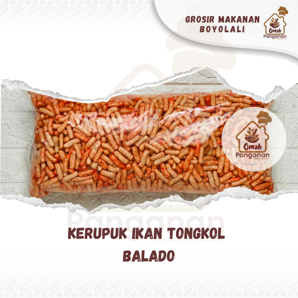 

Piscoklegit_ Kerupuk Ikan Tongkol Viral 1 Kg Original Balado Lombok Ijo Pedas Daun Jeruk