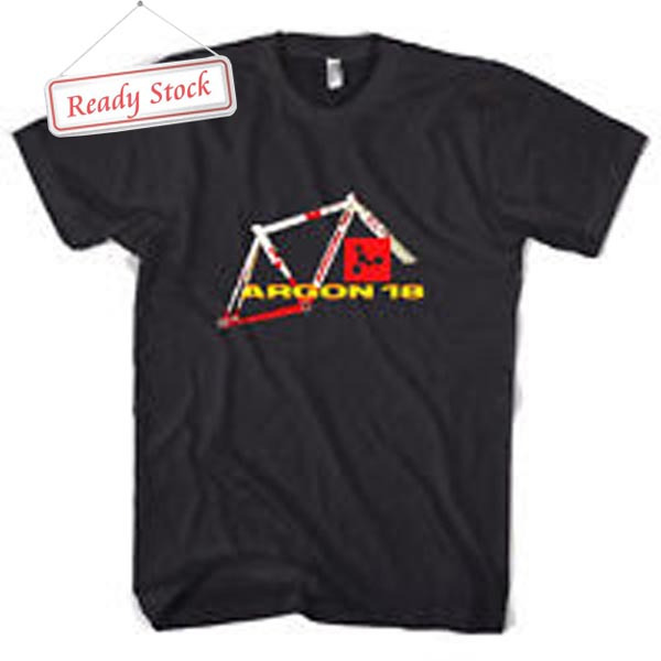 Kaos Argon 18 Tshirt Unisex Casual Bahan 100% Cotton Black T-SHIRT