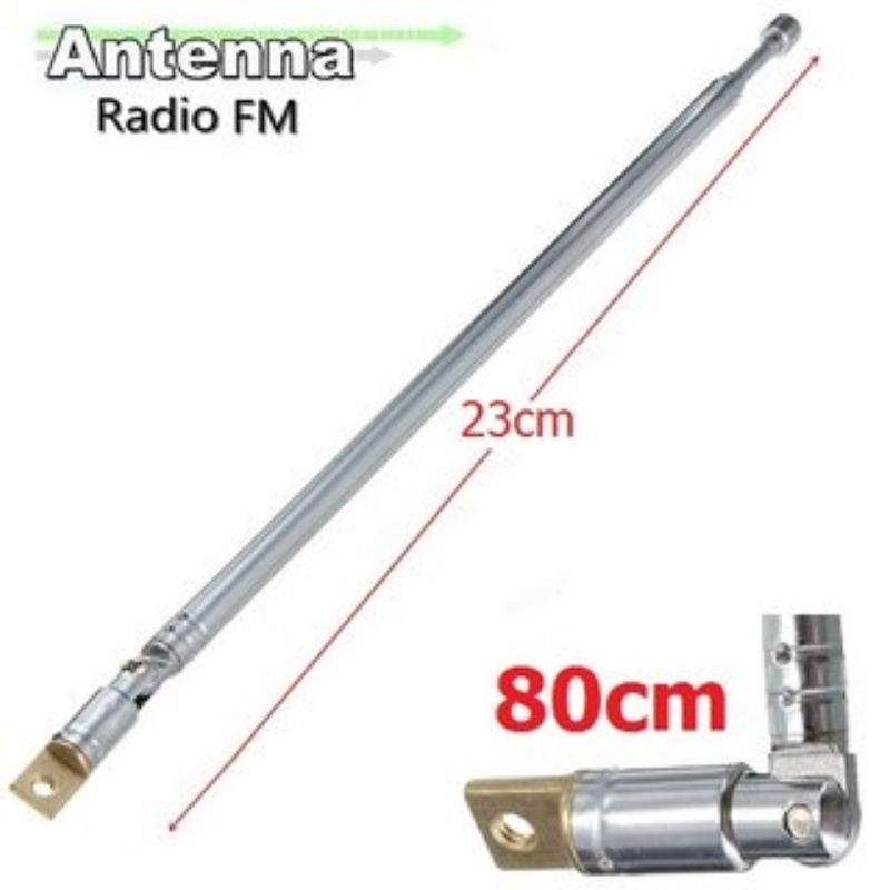 Antena Radio FM Telescopic 80 cm multi fungsi universal