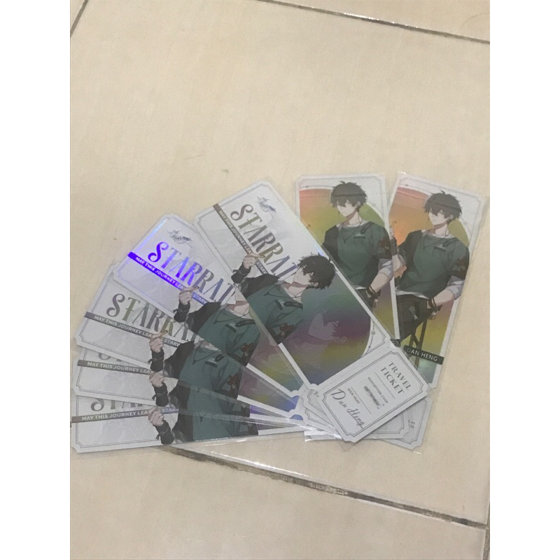 Tiket Hologram Dan Heng Honkai Star Rail / HSR Kolaborasi Collab Convivium