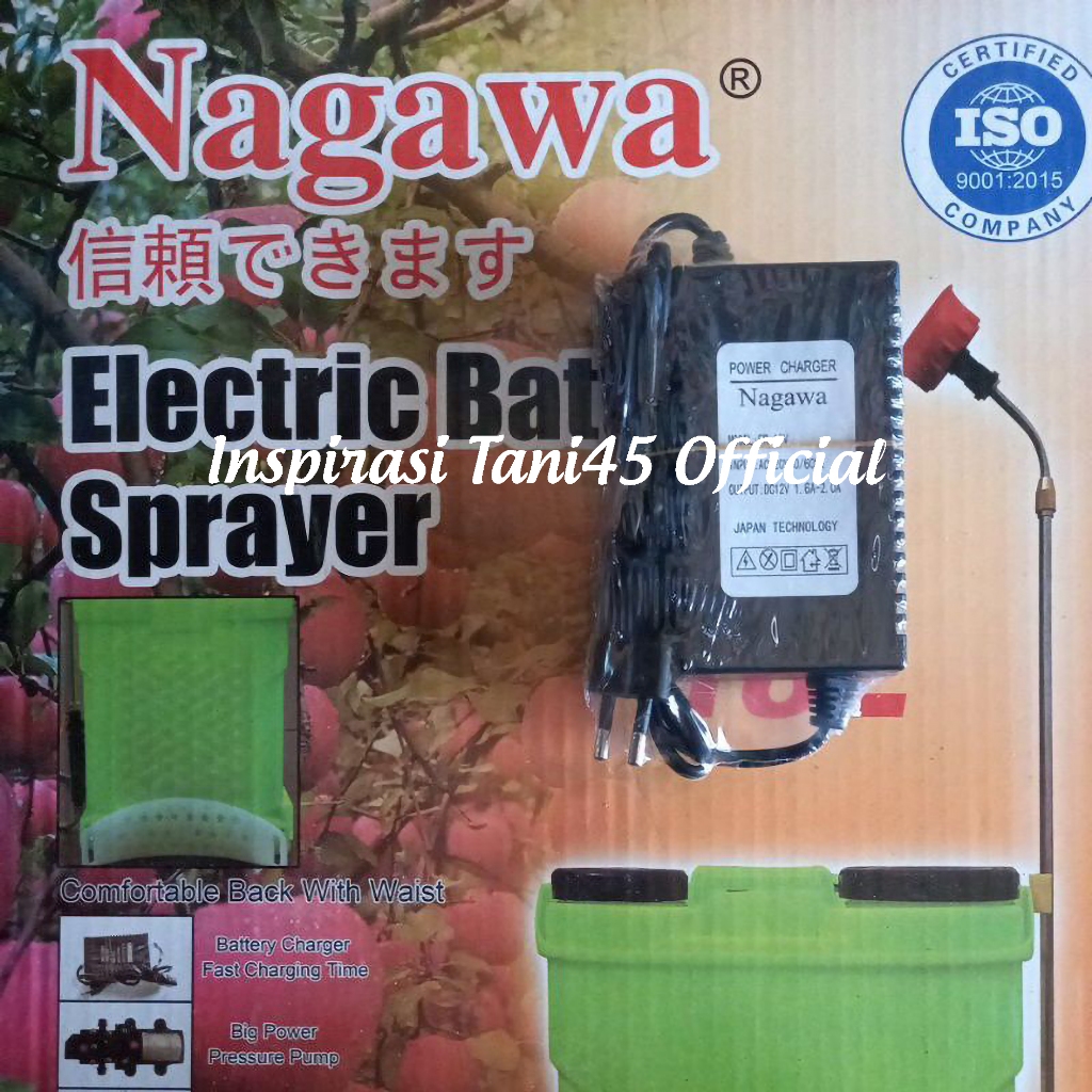 Charger Sprayer Elektrik Nagawa Original/Charger Original Nagawa/Charger Tangki Sprayer Nagawa/Charg