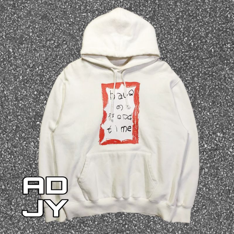 HOODIE HAVE A GOOD TIME CRAYON WHITE EDITION PREMIUM | JAKET PRIA WANITA TERBARU KEKINIAN | MURAH BE