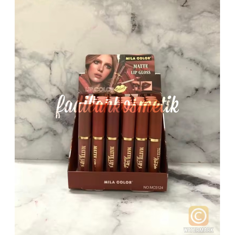 [LUSINAN] Lipgloss Mila Color Lip Color Velvet