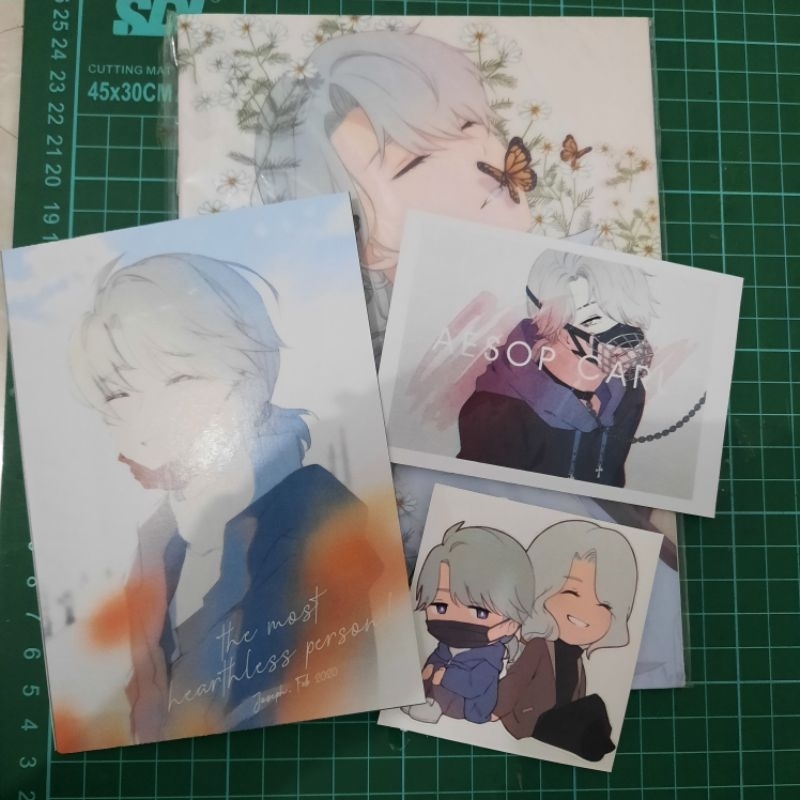 Doujinshi Identity V BL JosCarl SECOND include Artprint+stiker