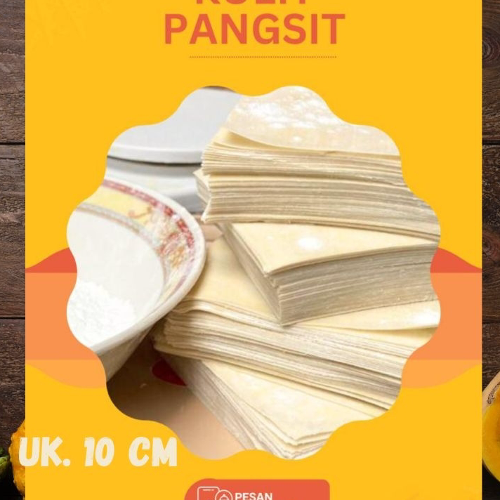 

#Sale Kulit Pangsit/dimsum Kotak 7-10 cm 50 lembar