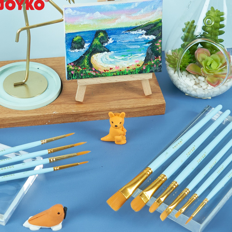 

Terlaris Brush Kuas Cat Air Lukis Acrylic Joyko BR-17