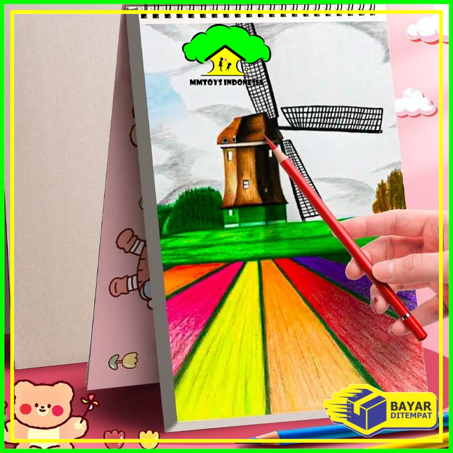 

Dijual Murah MI-A62 Buku Gambar A4 30 Lembar Drawing Book Buku Mewarnai Anak Balita Painting Book / Buku Menggambar Buku Sketsa Gambar Lukis