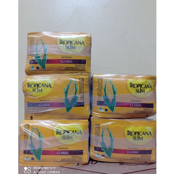 

Terkini GULA TROPICANA SLIM SWEETENER CLASSIC 50Pcs
