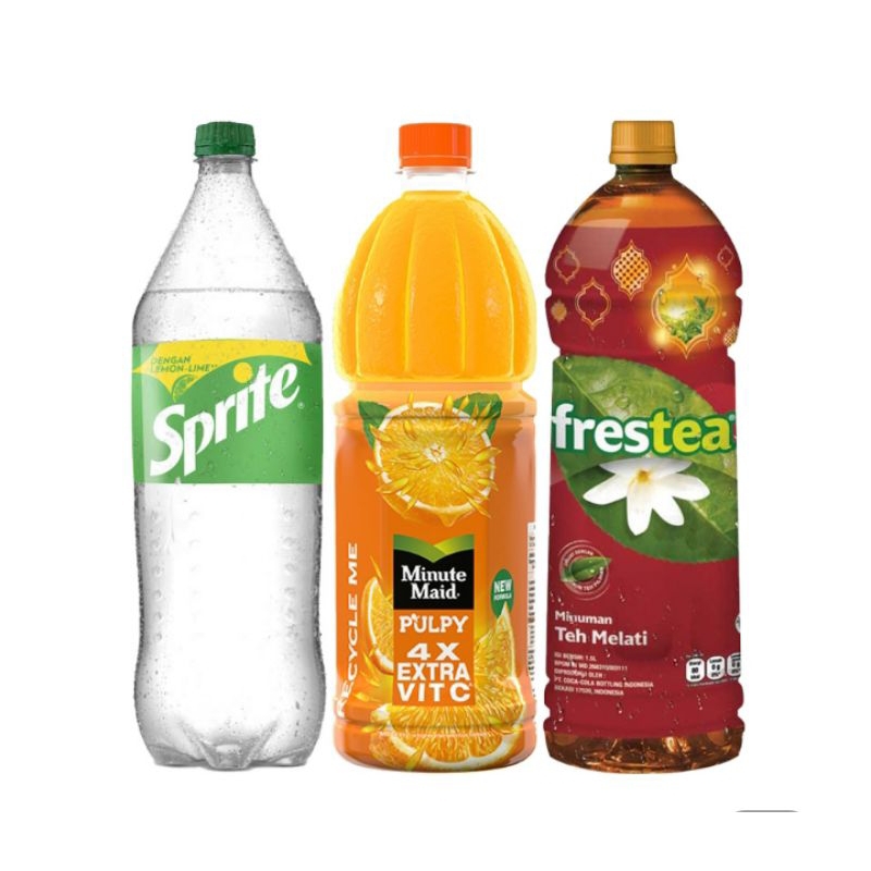 Minuman Kemasan 1.5liter Fanta / Sprite / Coca Cola / Frestea / Pulpy Orange