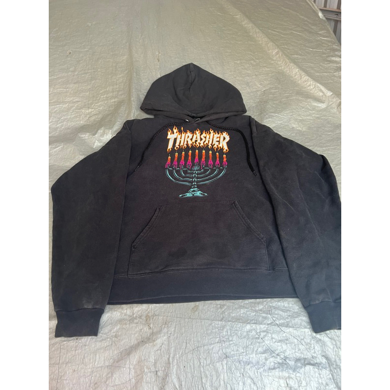 Hoodie Thrasher menorah second