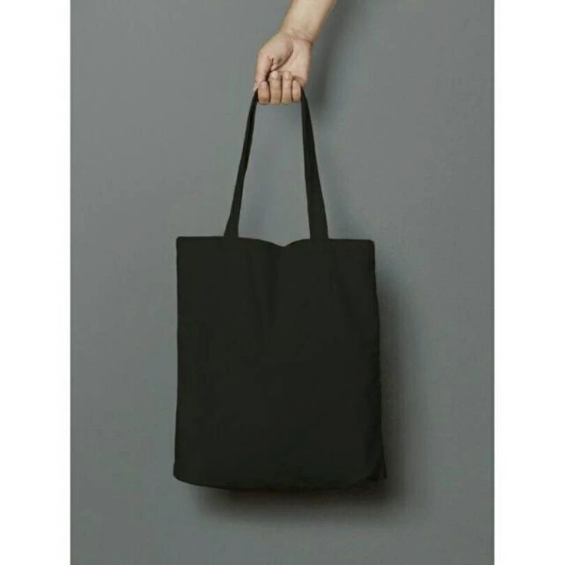 Totebag Polos Bahan Dinir Ukuran 30x40