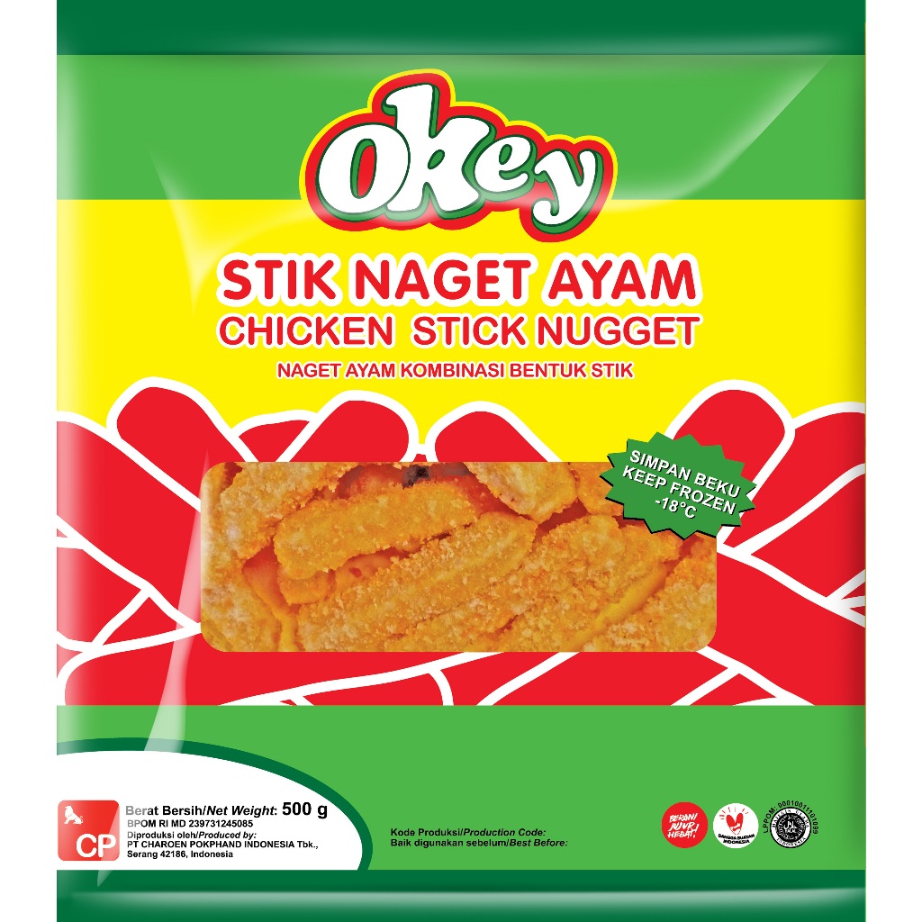 

Okey Chiken Nugget & Stik Chiken nugget 500gr