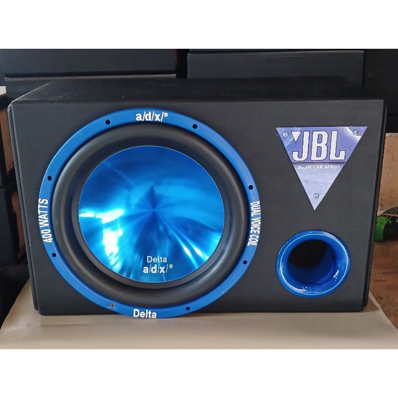 Box subwoofer 12inch porting + Speaker Subwoofer 12inch ADX DELTA 400watt PASIVE