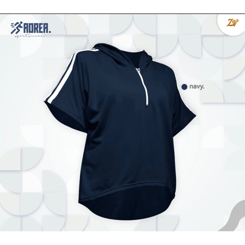 Adrea Hodie Sportwear Hijab Navy