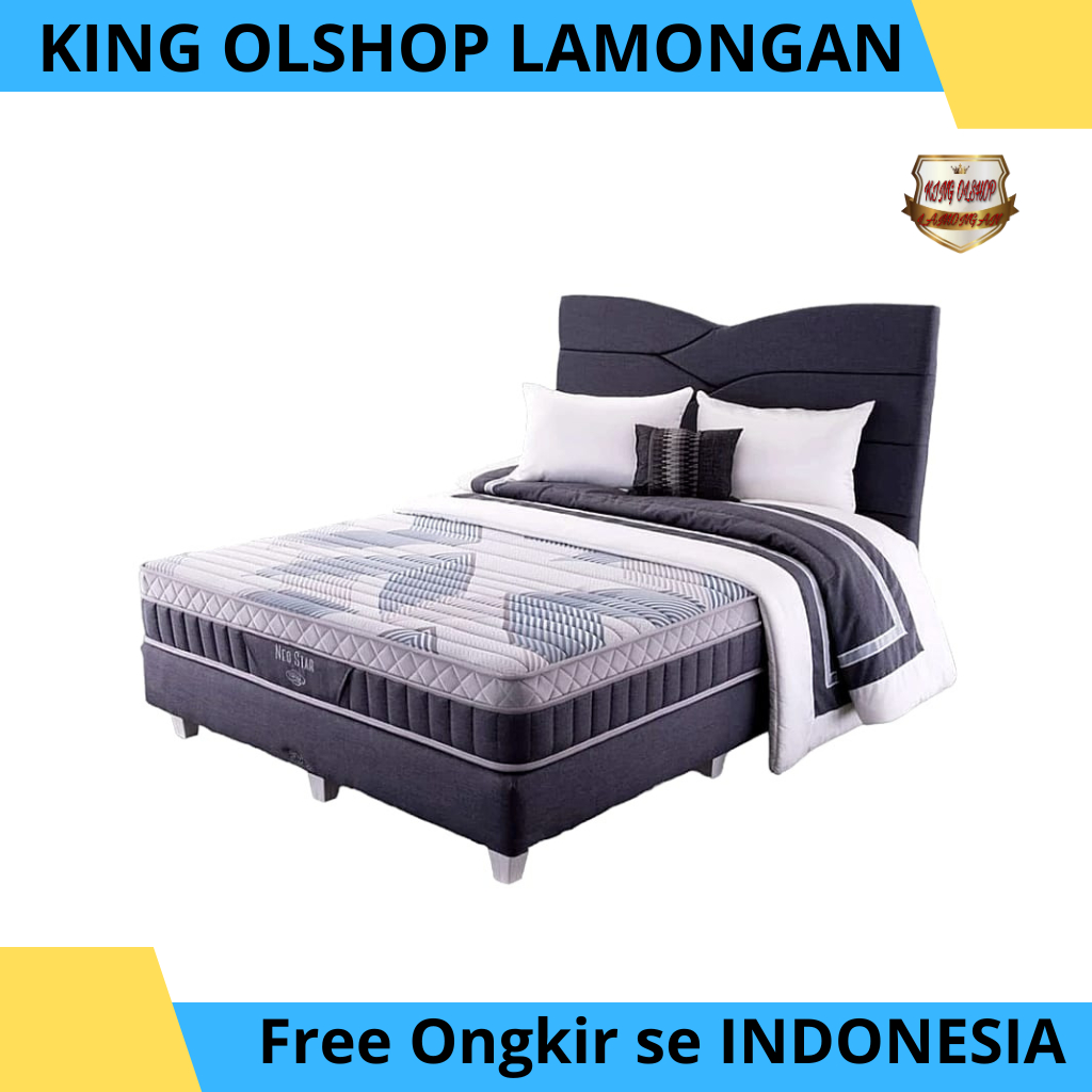 Kasur SpringBed Comforta Neo Star 140 160 180 x200 + Plush Top [LAMONGAN]