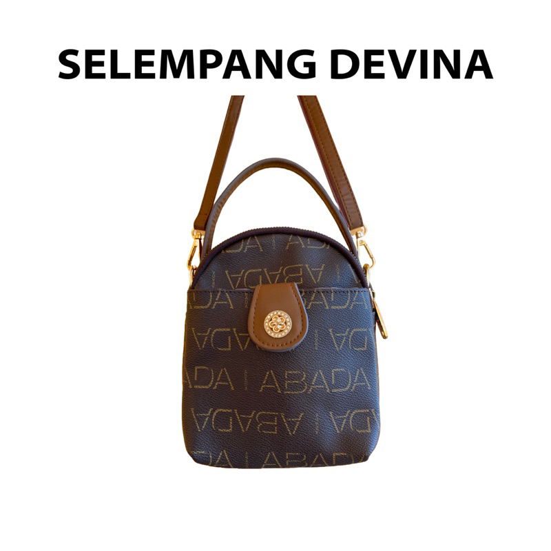 AOLONG Tas Selempang Devina 5012#SL.311 - Slingbag Wanita Bahan Pu Kulit Leather