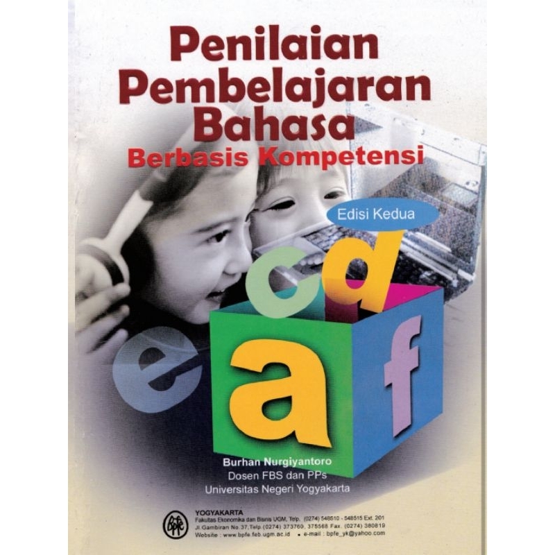

PENILAIAN PEMBELAJARAN BAHASA Berbasis Kompetisi edisi 2 by BURHAN NURGIYANTORO