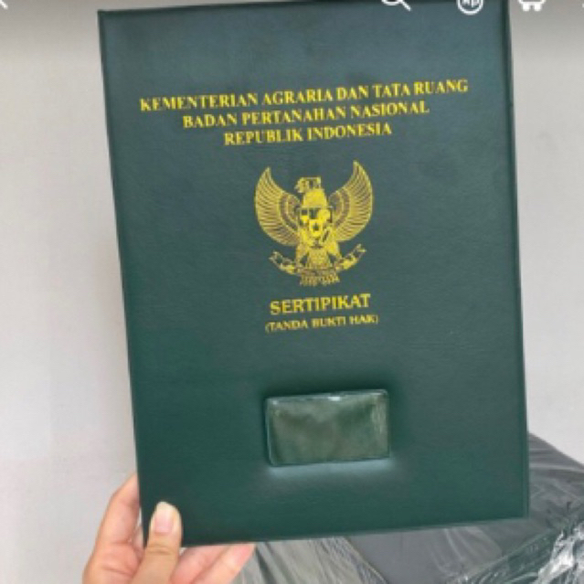 

Map sampul sertifikat tebal