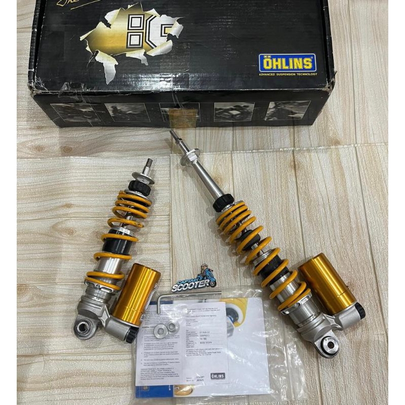 Shockbreaker Shock Ohlins YA 786 Series Tabung Vespa Sprint Primavera Second