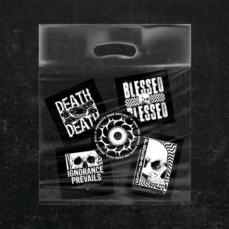 

Sticker Death Skull Dark Art Vinyl Waterproof Anti Air