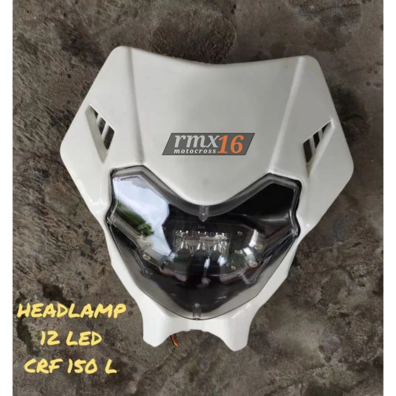 lampu depan crf 150 l 12 led batok lampu headlamp crf 150l 12 led 2023