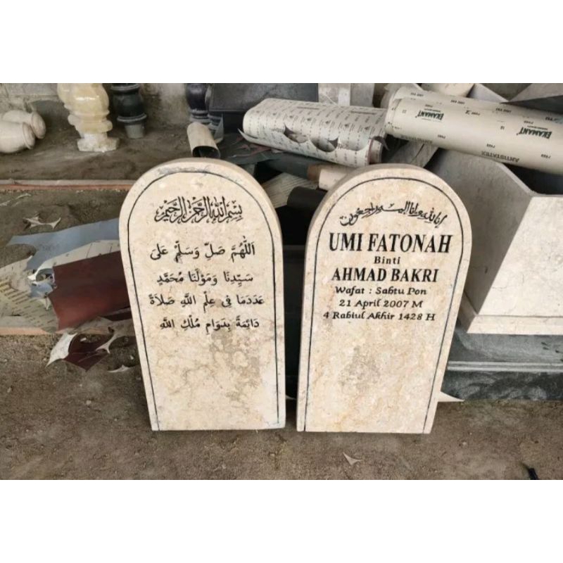 Nisan Marmer Nisan Marmer Murah Nisan Makam Marmer Kijingan Marmer Patok Marmer Prasasti Makam Marme