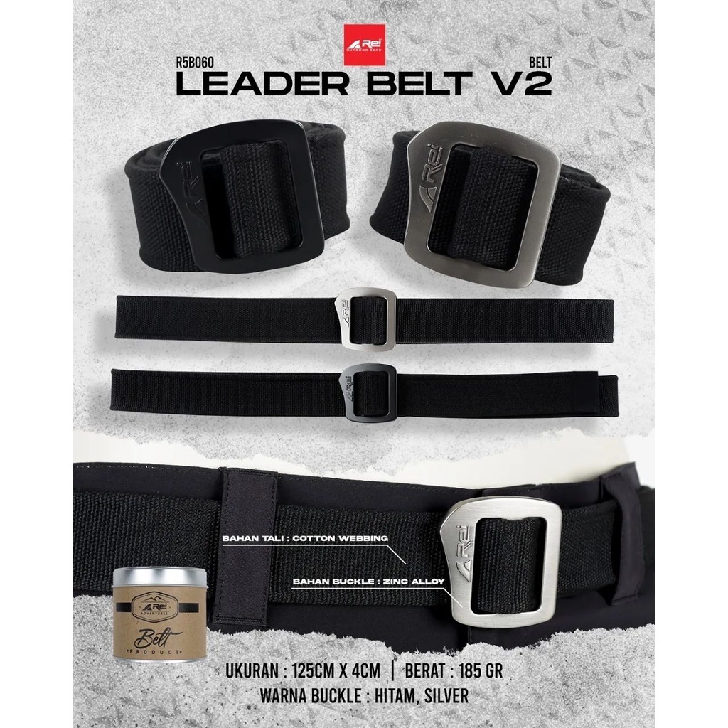 IKAT PINGGANG SABUK AREI REI LEADER ORIGINAL ORI | GESPER LEADER CENTURIO CELANA PRIA WANITA FORMAL