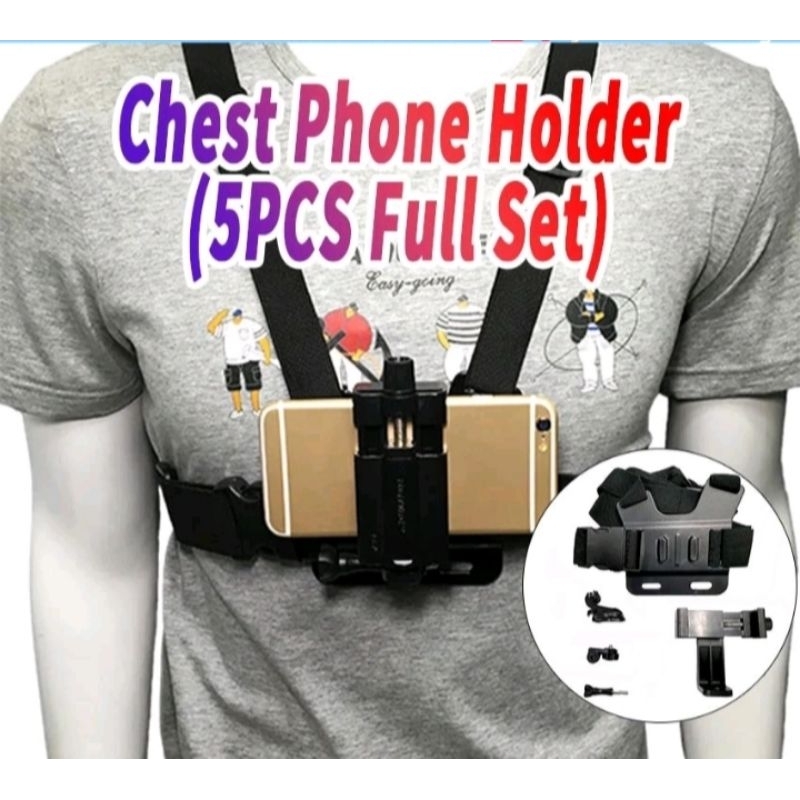 Chest Phone Holder/Alat Vlog