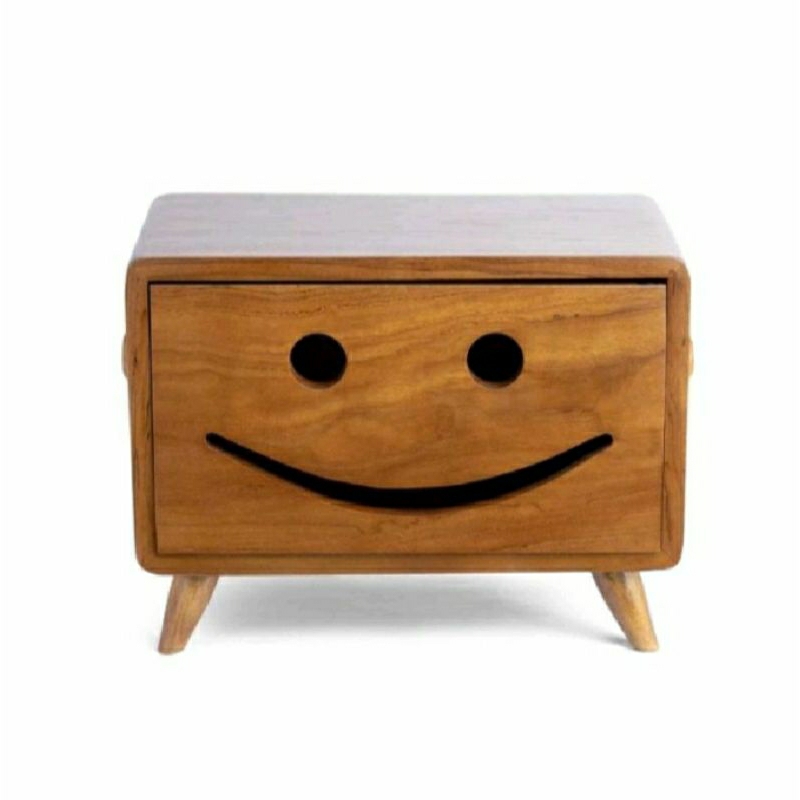 Kotak Tisu Kayu Jati/Tempat Tisu Smile Kayu Jati Solid