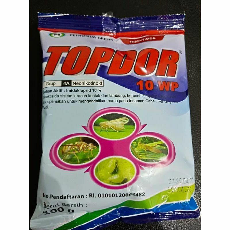 TOPDOR 10WP insektisida sistemik racun kontak dan lambung untuk mengendalikan hama