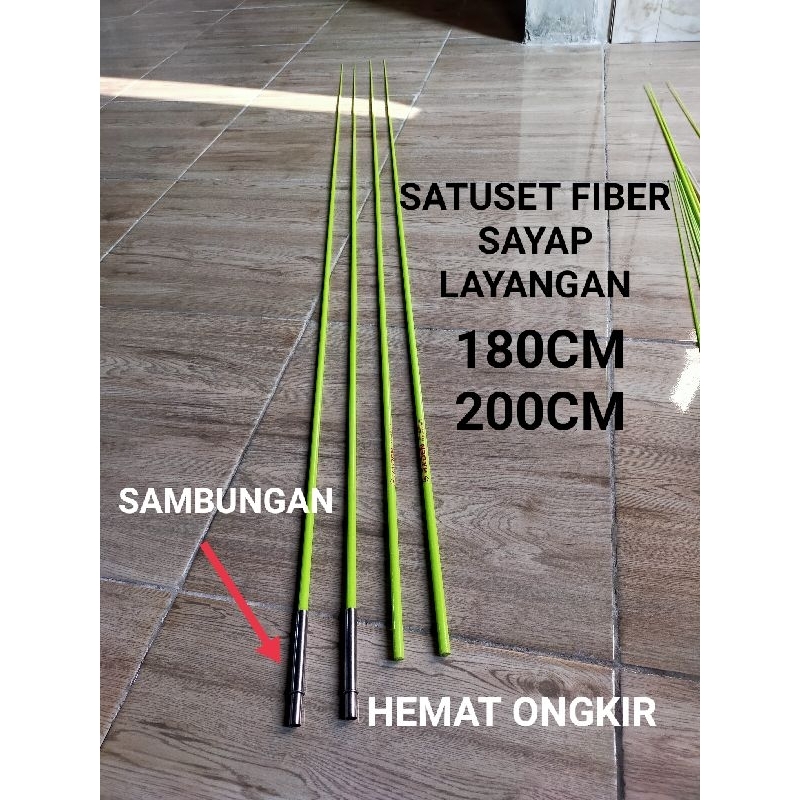 SATUSET FIBER SAYAP LAYANGAN GAPANGAN 180CM 200CM