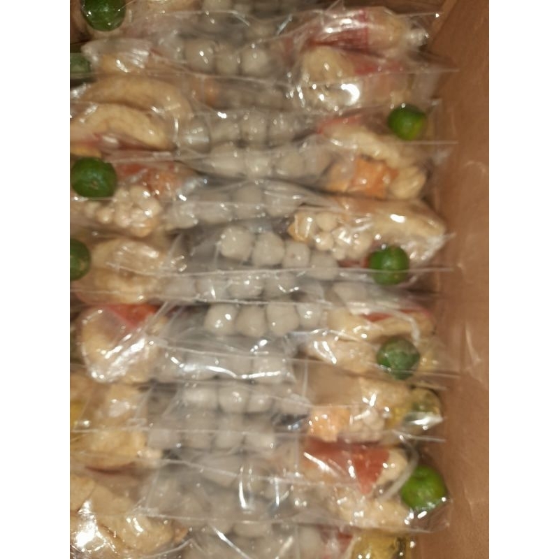 

paket 29 bungkus baso aci ayam baso 6 butir komplit bumbu dll enak gurih pedas murah