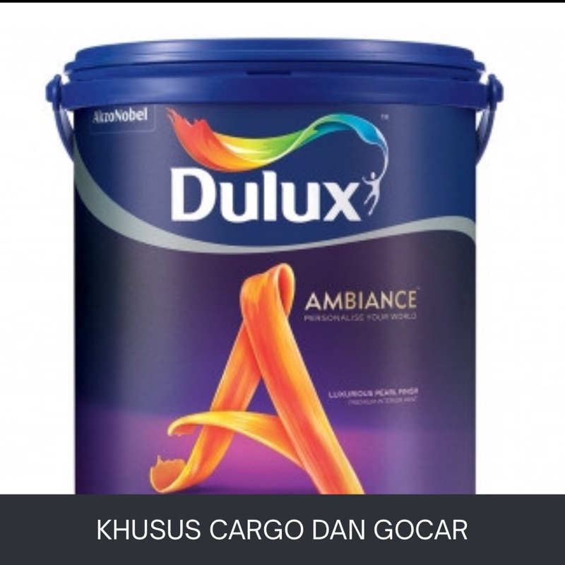 Cat Tembok Interior Dulux Ambiance 20 liter Brilliant White 2290 Khusus Cargo/ Instant Car